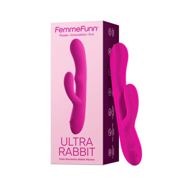 Dual Stimulation Vibe FemmeFunn Ultra Rabbit Pink - Image 2