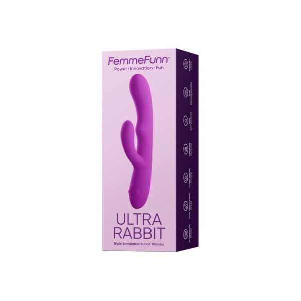 Dual Stimulation Vibe FemmeFunn Ultra Rabbit Purple - Image 7