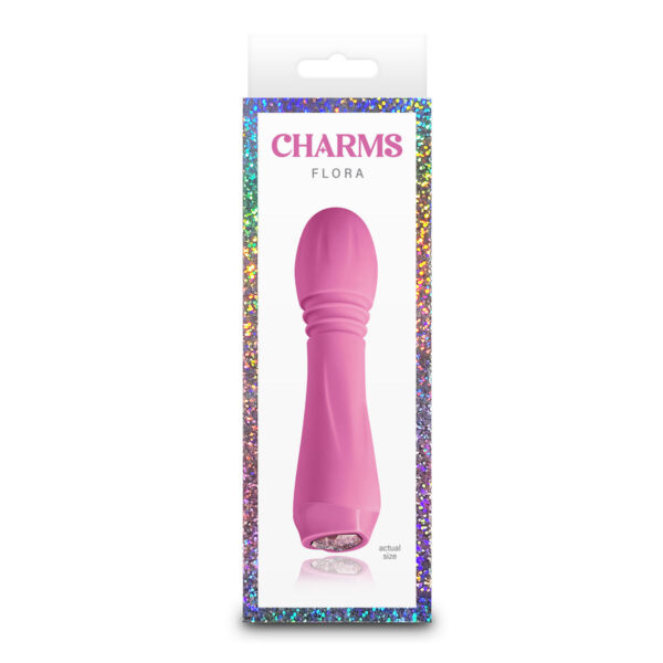 Mini-Vibrator NS Novelties Charms Flora Blue Pink - Image 4