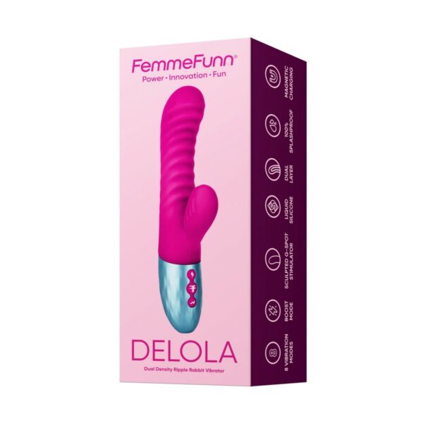 Dual Stimulation Vibe FemmeFunn Delola Pink - Image 8