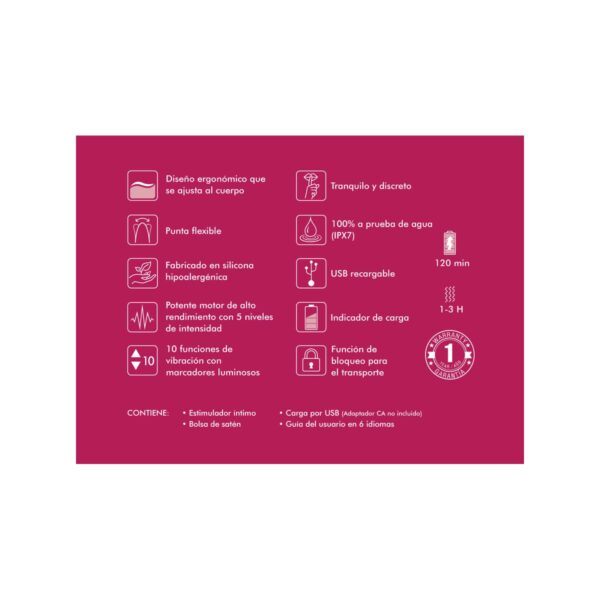 Massager Shunga Aiko Fuchsia - Image 7