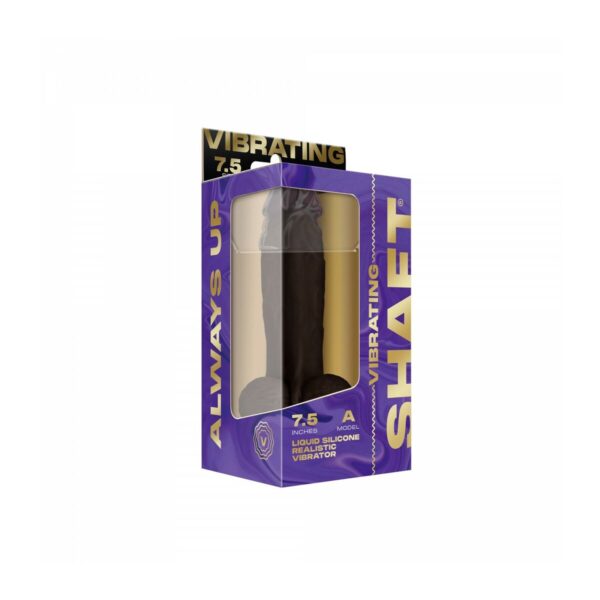 Realistic Vibrator Shaft A 7.5 - MAHOGANY - Image 2