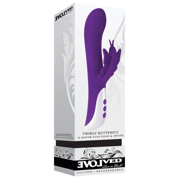 G-Spot Vibrator Evolved Purple Butterfly - Image 8