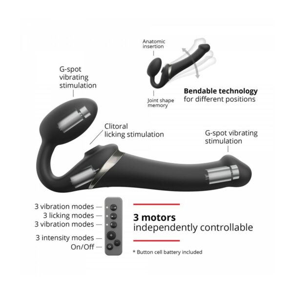 Dildo Strap-on-me 6017364 Black L - Image 2