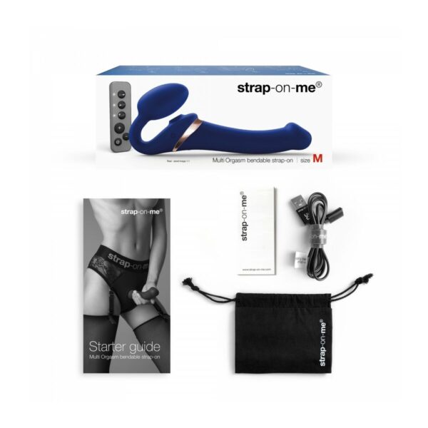 Vibrator Strap-on-me 6017401 Blue L - Image 7