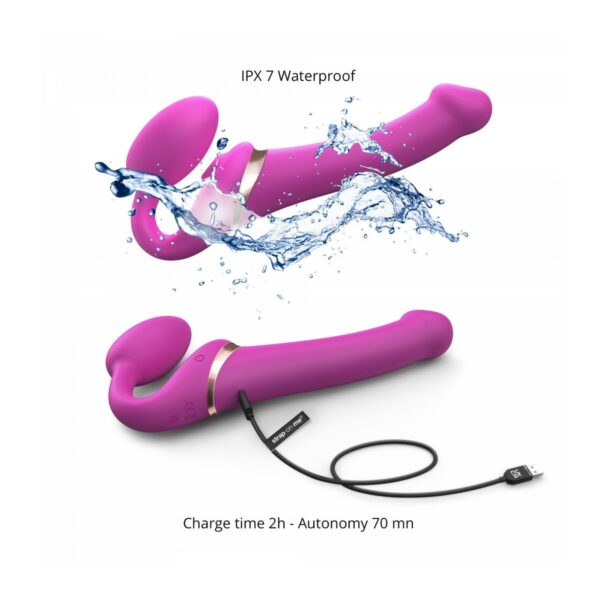 Vibrator Strap-on-me 6017449 Pink L - Image 5