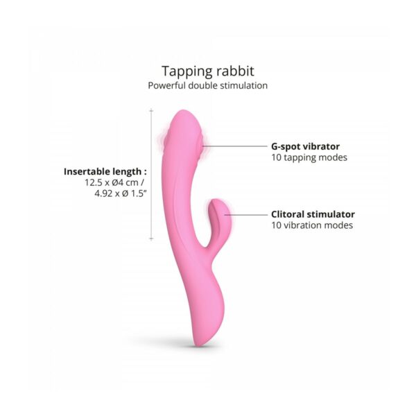 Dual Stimulation Vibe Love to Love Pink - Image 3