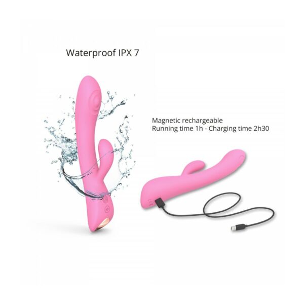 Dual Stimulation Vibe Love to Love Pink - Image 5