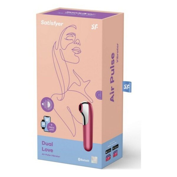 Clitoris Suction Stimulator Satisfyer Dual Love Pink - Image 3