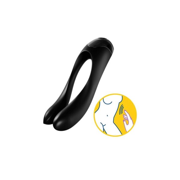 Couples Massager Satisfyer Candy Cane Black - Image 7