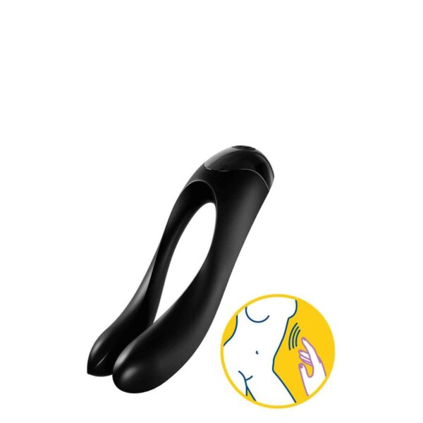 Couples Massager Satisfyer Candy Cane Black - Image 4