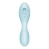 Clitoris Suction Stimulator Satisfyer Cruvy Trinity 5+ Blue - Image 2