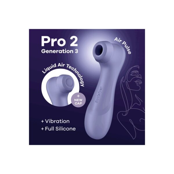 Clitoris Suction Stimulator Satisfyer Pro 2 Generation 3 Purple - Image 4