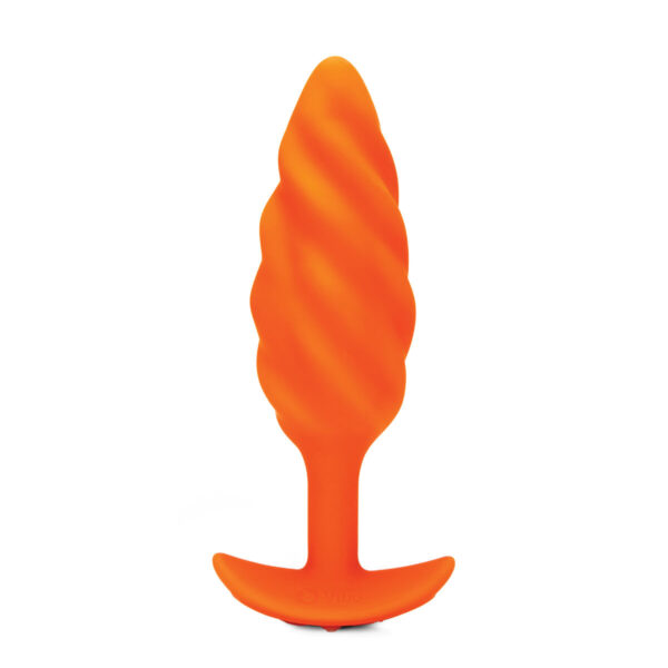 Vibrating Butt Plug B-Vibe Swirl Texture - Image 3