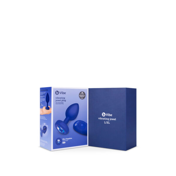 Vibrator B-Vibe Vibrating Jewel Navy Blue L/XL - Image 6