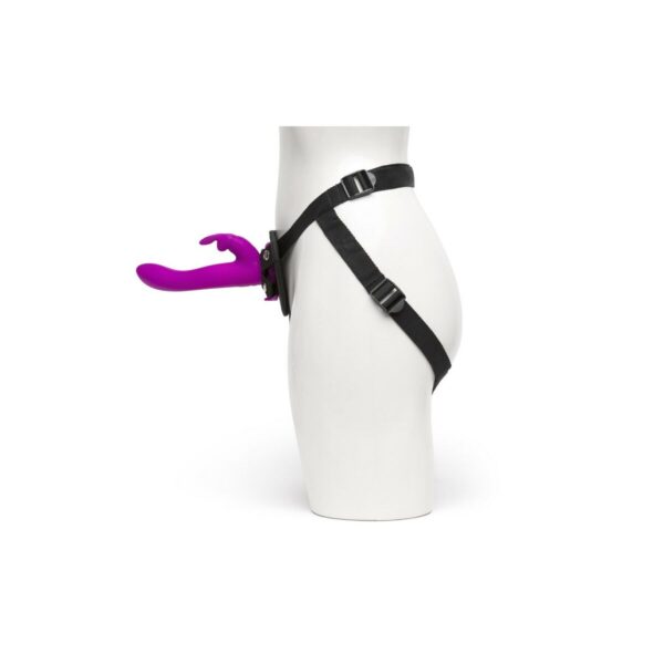 Rabbit Vibrator Happy Rabbit Strap-On Harness Set Purple 12,7 cm - Image 4