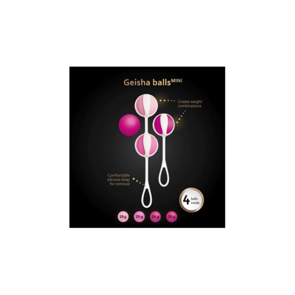 Weighted Kegel Training Kit Gvibe Geisha Mini Fuchsia - Image 2