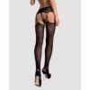 Stockings with Garter Obsessive Garter Stockings Black S/M/L - Image 3