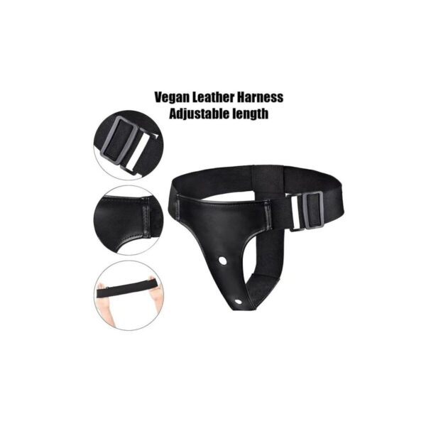 Strap-On Dildo VSCNOVELTY Black 19 cm - Image 3