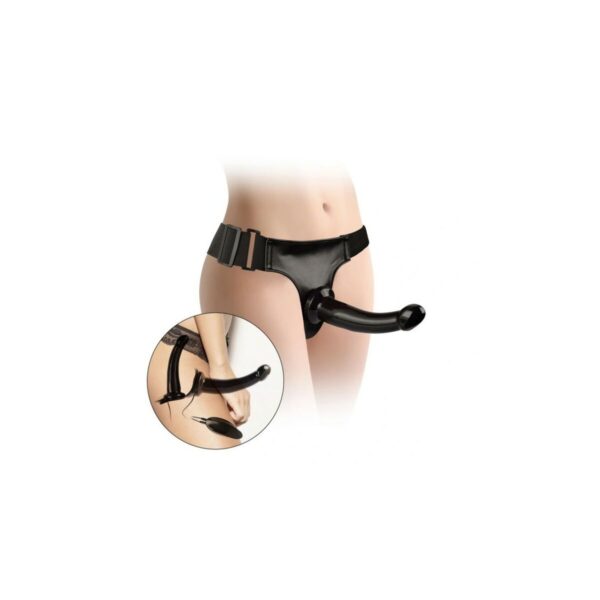 Strap-On Dildo VSCNOVELTY Black 17,8 cm - Image 3