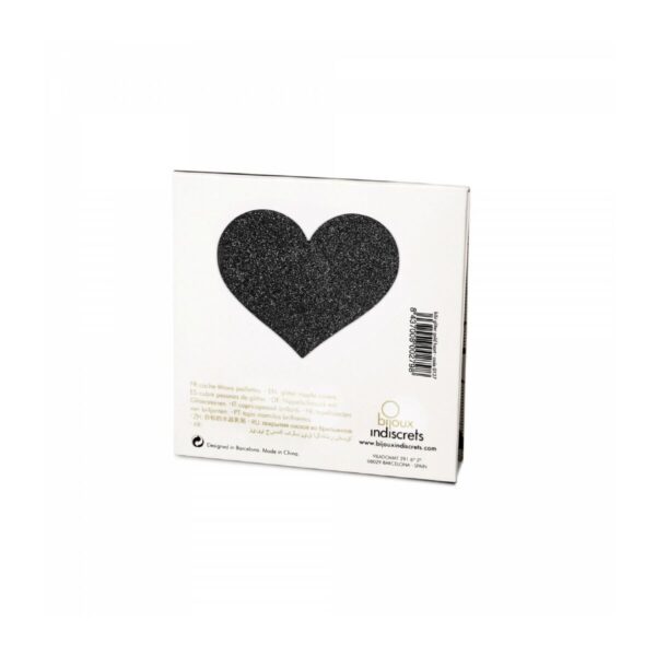 Flash Heart Black Bijoux Indiscrets 155 Black - Image 6