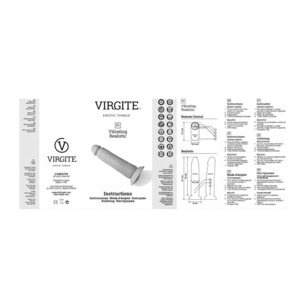 Realistic Vibrator Virgite 19 cm - Image 7