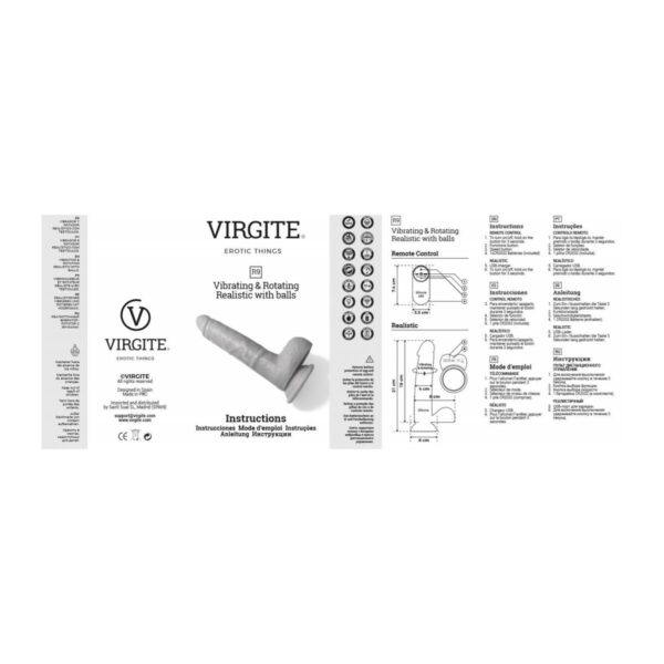 Realistic Vibrator Virgite 19 cm - Image 8