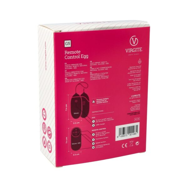Egg Vibrator Virgite Pink - Image 7