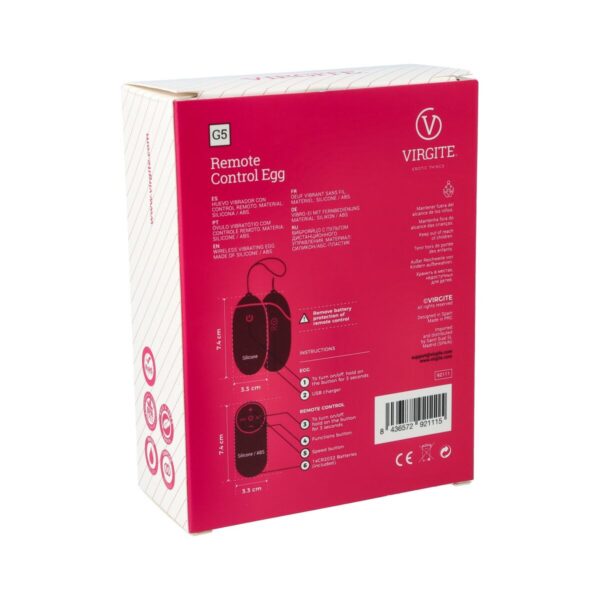 Egg Vibrator Virgite Black - Image 7