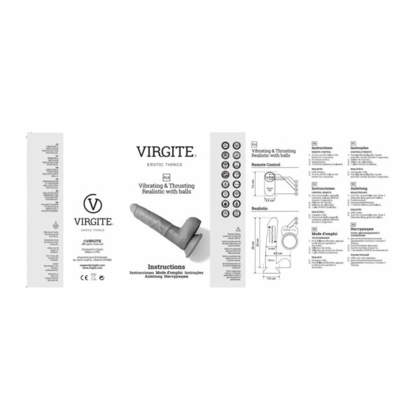 Realistic Vibrator Virgite 23 cm - Image 7