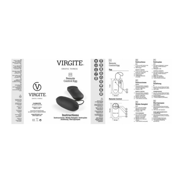 Egg Vibrator Virgite Black - Image 4