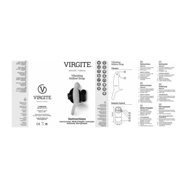 Strap-On Dildo Virgite Black S - Image 4