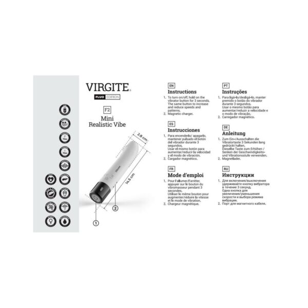 Vibrator Virgite Silicone - Image 3