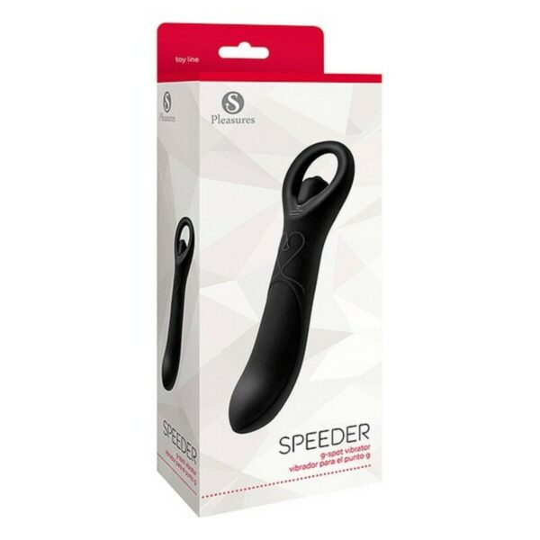 G-Spot Vibrator S Pleasures Speeder Black - Image 2
