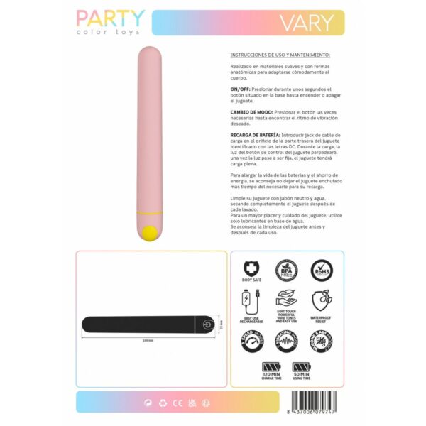Vibrator Party Color Toys Pink - Image 3