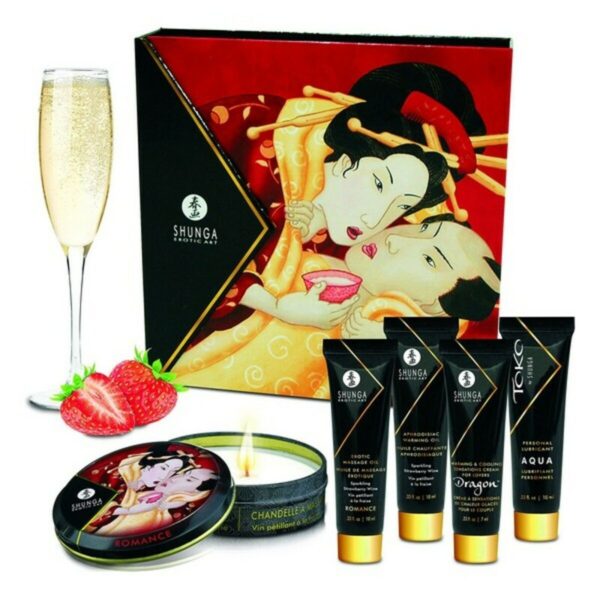 Geisha Sparkling Strawberry Wine Shunga SH8208 - Image 2