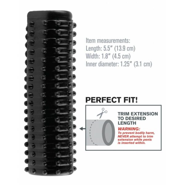 Penis cover Pipedream Fantasy X-Tensions Black - Image 3