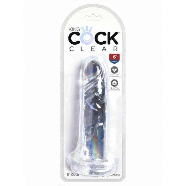Dildo Pipedream King Cock Clear - Image 2