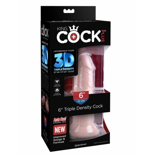 Dildo Pipedream King Cock Plus Natural - Image 2