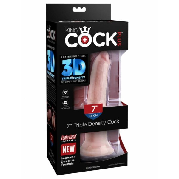 Dildo Pipedream King Cock Plus Natural - Image 6