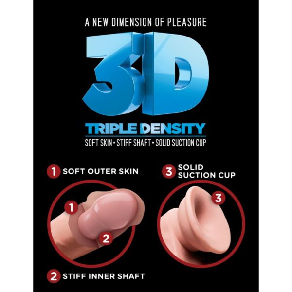 Dildo Pipedream King Cock Plus Natural - Image 5