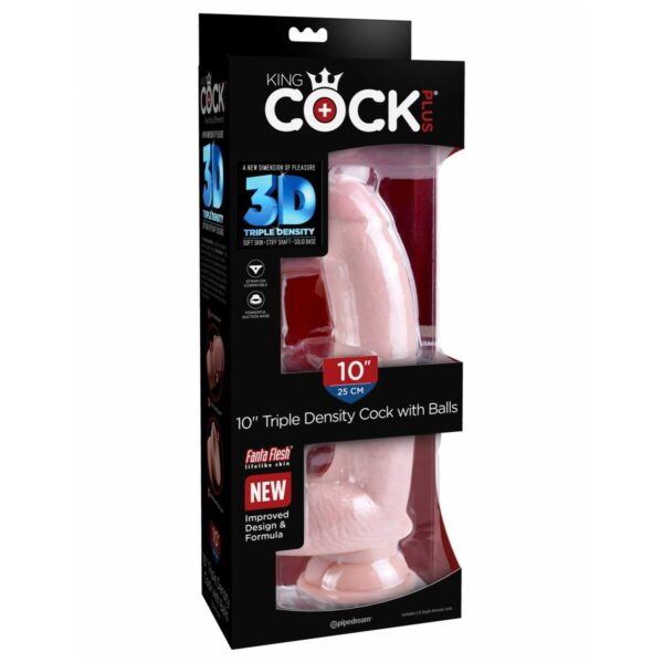 Dildo Pipedream King Cock Plus Natural - Image 2