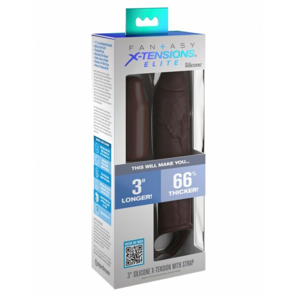 Penis cover Pipedream Fantasy X-tensions Elite Brown - Image 2