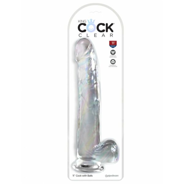 Dildo Pipedream King Cock Clear - Image 2