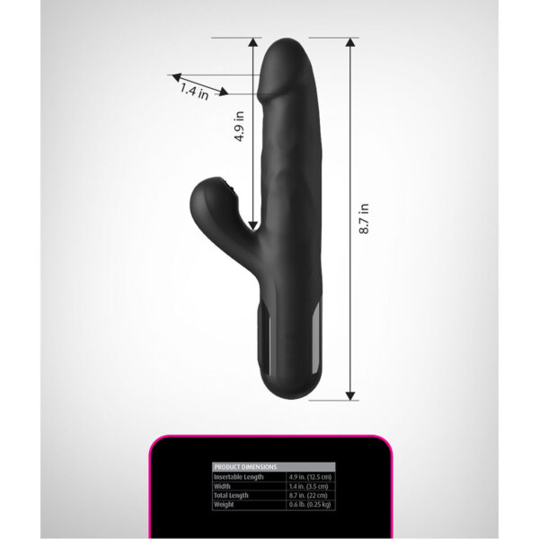 Anal Vibrator Pipedream Fetish Fantasy Series Black - Image 6