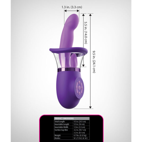 Anal Vibrator Pipedream Fantasy for her Purple - Image 5