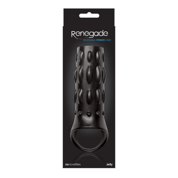 Penis cover NS Novelties Renegade Black Ø 4,4 cm - Image 2