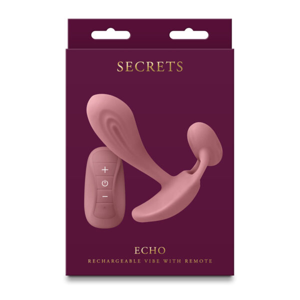 Vibrating Butt Plug NS Novelties Secrets Pink - Image 4