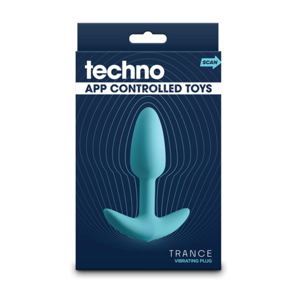 Vibrating Butt Plug NS Novelties Trance Blue - Image 4