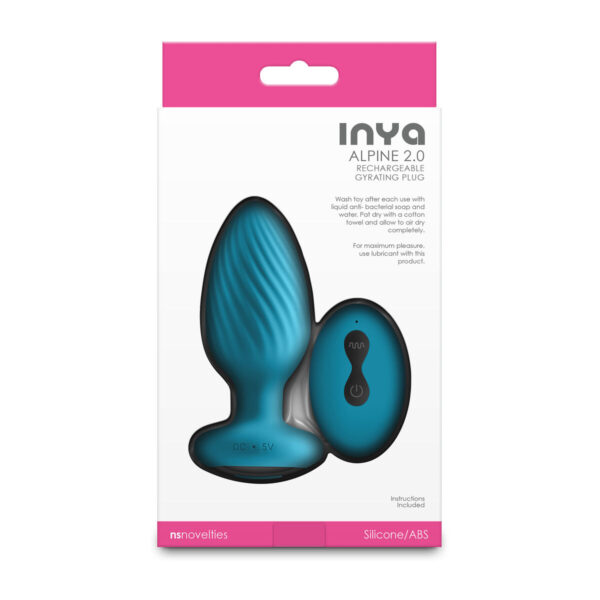 Vibrating Butt Plug NS Novelties Inya Green - Image 3